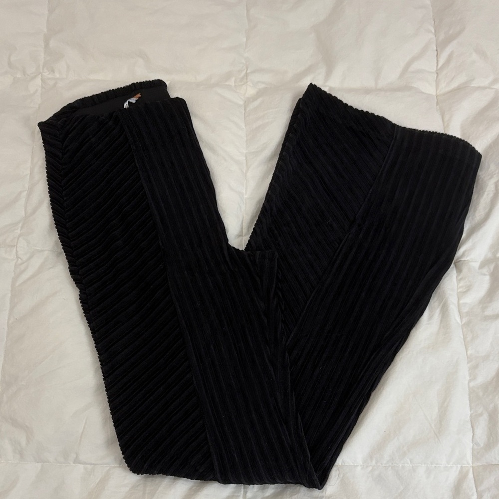 Free people Black flare pull on style Pants small